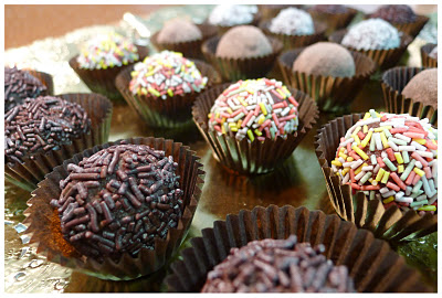 Receta de trufas de chocolate